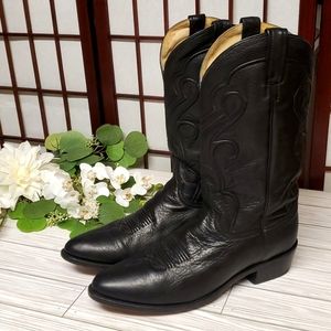 Dan Post Cowboy Western Boots | Men 11.5 D | Black